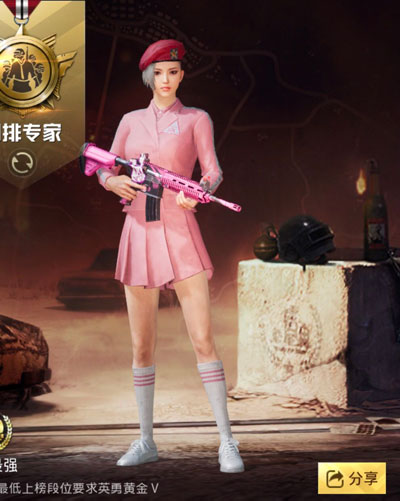 绝地求生刺激战场火箭少女101粉色套装怎么获得 获得方法介绍