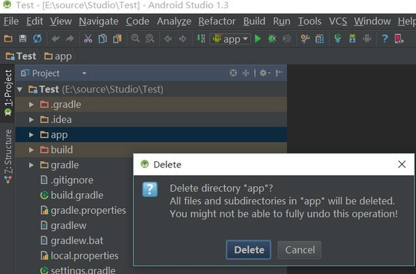 Android studio如何删除工程 Android studio删除已创建工程的方法步骤